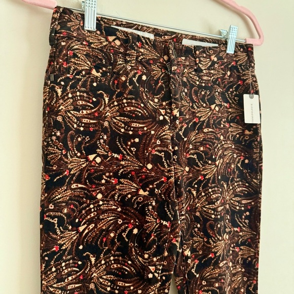 Anthropologie Pilcro Serif Legging Velvety Corduroy Stretch Pants Size 27 - Picture 3 of 13